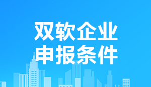 雙軟企業(yè)申報(bào)條件2021